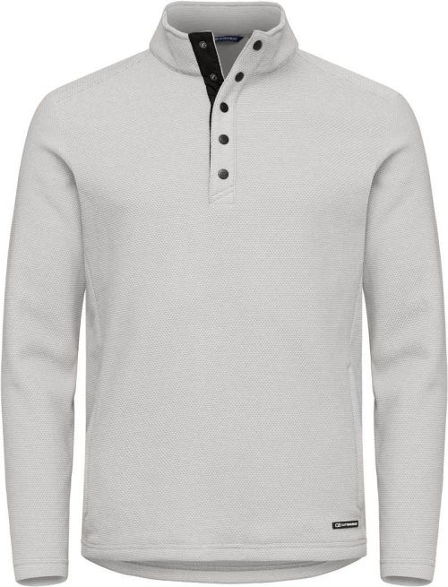 Herren Fleece Sweater "Hunts Point" Hunts Fleece Men – Cutter & Buck in Silver