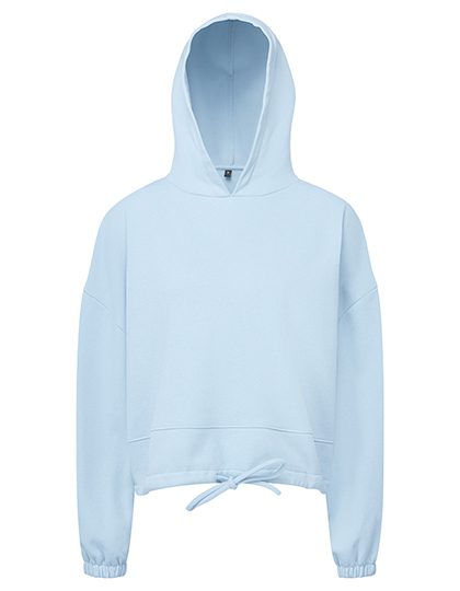 Women´s Cropped Oversize Hoodie – TriDri® in Sky Blue