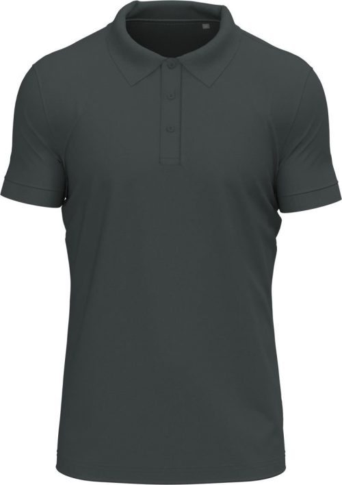 Schweres Herren Stretch Piqué Polo Stretch Polo – Stedman in Slate Grey