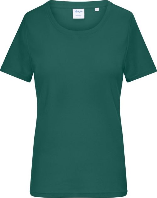 Damen Bio Feinripp T-Shirt 8039 – Daiber in Smoky Green