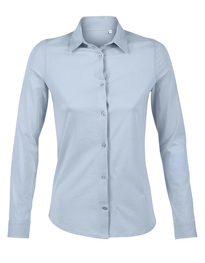 Women´s Mercerised Shirt Balthazar – NEOBLU in Soft Blue