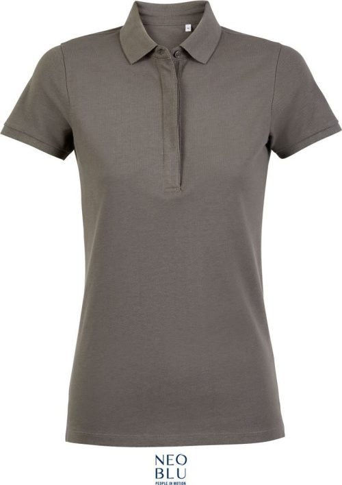 Damen Piqué Polo Owen Women – NEOBLU in Soft Grey