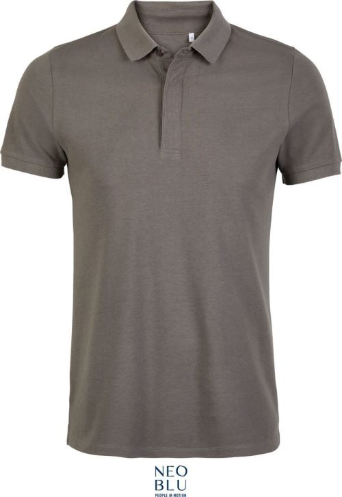 Herren Piqué Polo Owen Men – NEOBLU in Soft Grey