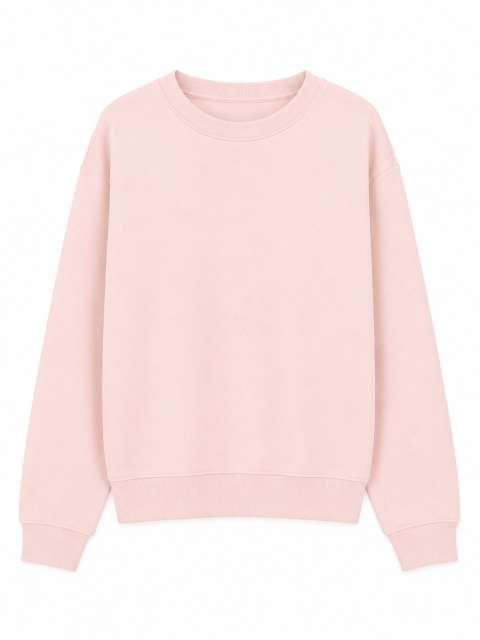 Womens Regular Sweatshirt – True Blanks in Soft Pink