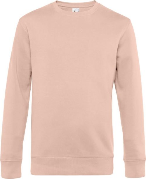 Herren Sweater KING Crew Neck_° – B&C in Soft Rose