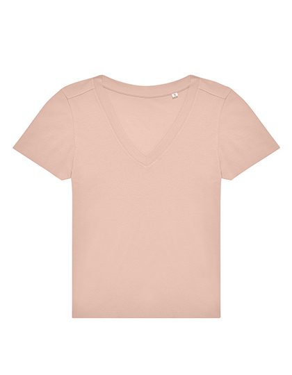 Women´s #E150 V T-Shirt – B&C BE INSPIRED in Soft Rose