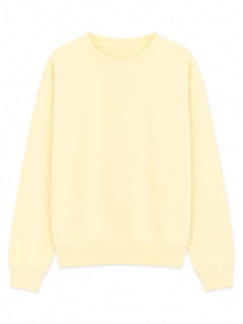 Womens Regular Sweatshirt – True Blanks in Soft Yellow