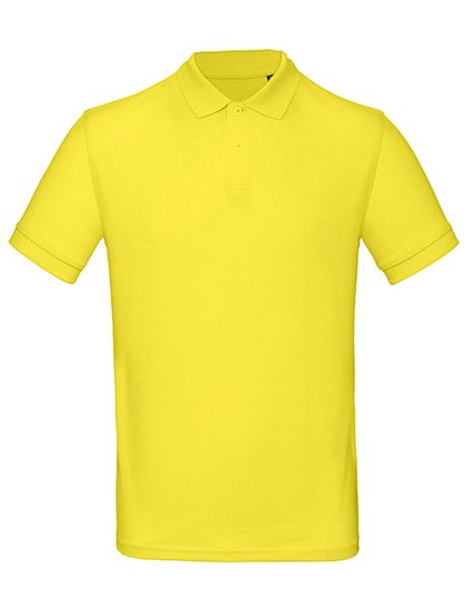 Inspire Polo /Men_° – B&C BE INSPIRED in Solar Yellow