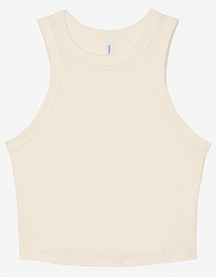 Women´s Micro Rib Racer Tank – Bella+Canvas in Solid Natural Blend
