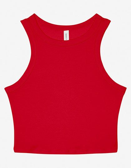 Women´s Micro Rib Racer Tank – Bella+Canvas in Solid Red Blend