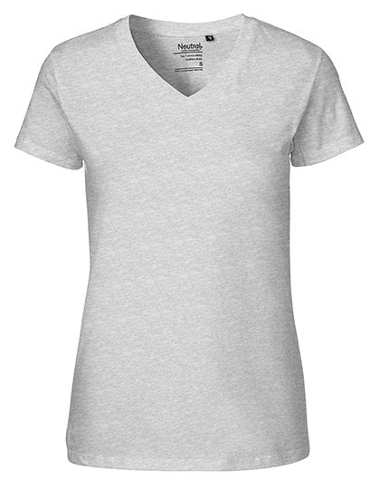Ladies´ V-Neck T-Shirt – Neutral in Sport Grey