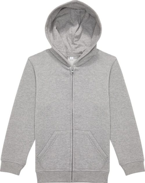 Kinder Kapuzen Sweatjacke ID.334 Zip Hood /kids – B&C in Sport Grey