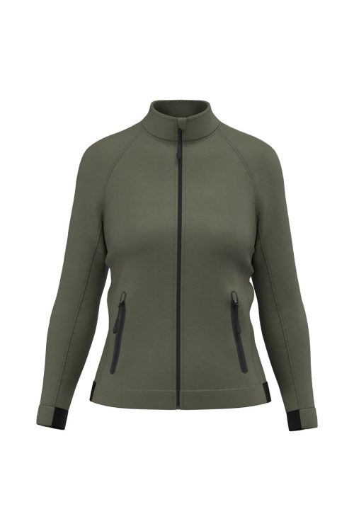 Damenjacke mit hochgeschlossenem Kragen PA379 – Proact in Sporty Khaki