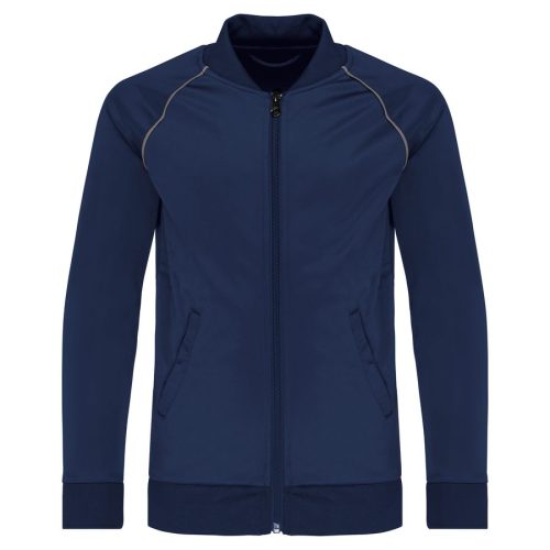 Trainingsjacke mit Reißverschluss und Paspel für Kinder PA385 – Proact in Sporty Navy