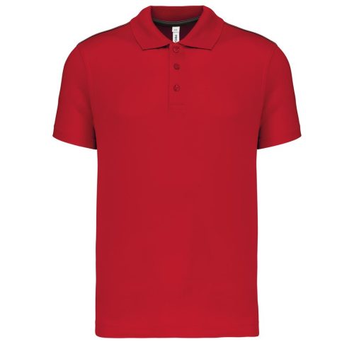 Kurzarm-Polohemd für Kinder PA488 – Proact in Sporty Red