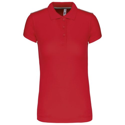 Kurzarm Damen Polo Quick Dry PA481 – Proact in Sporty Red