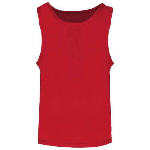 Leibchen aus leichtem Netzstoff für Kinder PA047 – Proact in Sporty Red