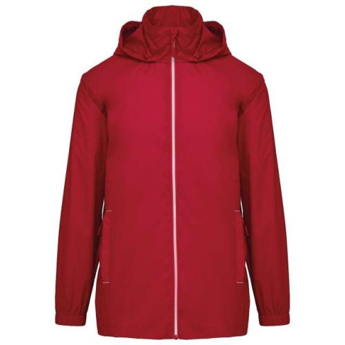 Adult Unisex Rain Jacket – Proact in Sporty Red