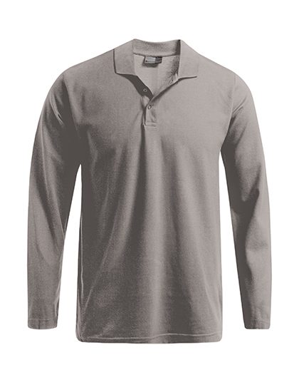 Men´s Heavy Polo Long Sleeve – Promodoro in Steel Gray