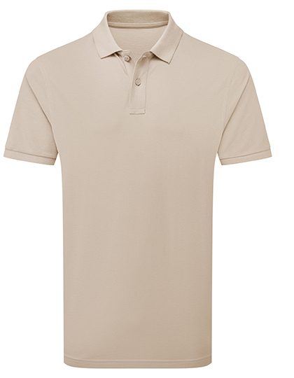 Men´s Relaxed Fit Polo – Asquith & Fox in Stone