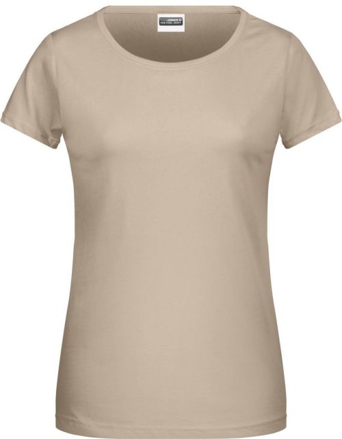 Damen Bio T-Shirt 8007 – Daiber in Stone