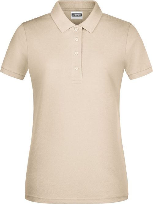 Damen Bio Piqué Polo 8009 – Daiber in Stone