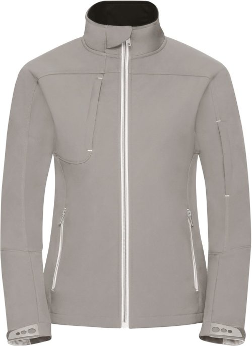 Ladies' Bionic-Finish® Softshell Jacket R-410F-0 – Russell in Stone