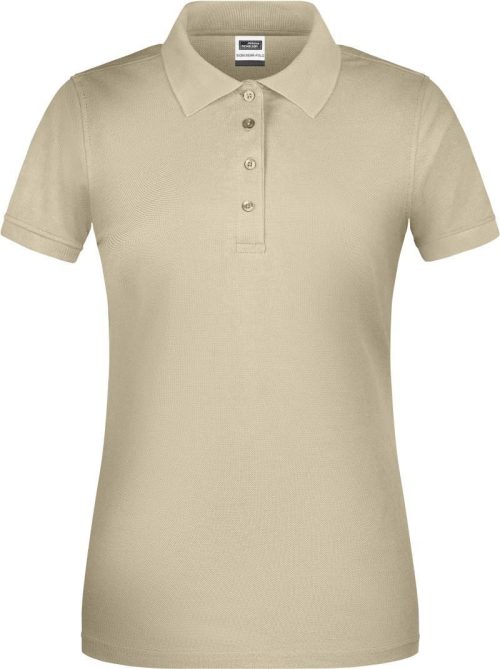 Damen Bio Piqué Workwear Polo JN 873 – Daiber in Stone