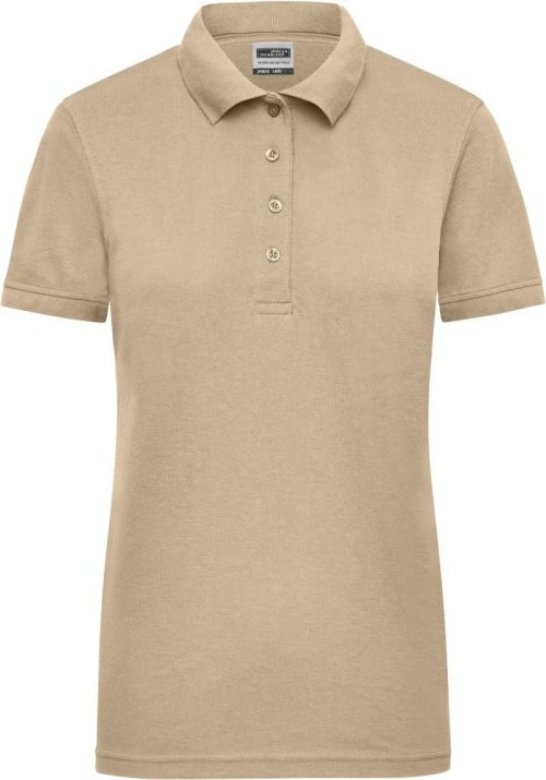 Damen Workwear Piqué Polo JN 829 – Daiber in Stone
