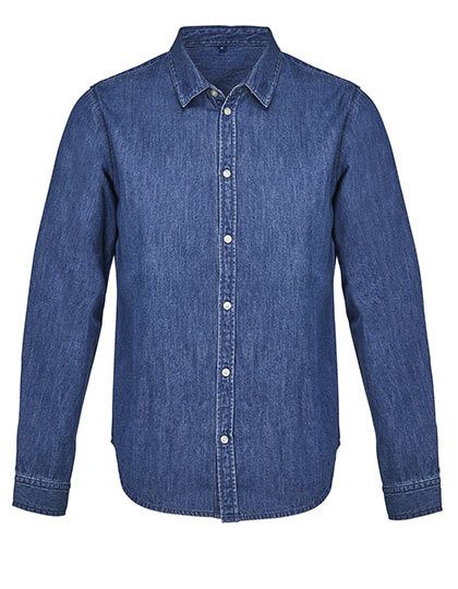 Men´s High-End Denim Shirt Bennett – NEOBLU in Stone Wash