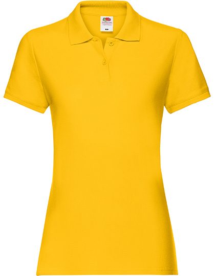 Ladies´ Premium Polo – Fruit of the Loom in Sunflower
