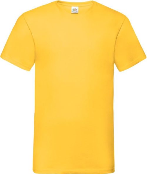 V-Ausschnitt T-Shirt Valueweight V-Neck T – Fruit of the Loom in Sunflower