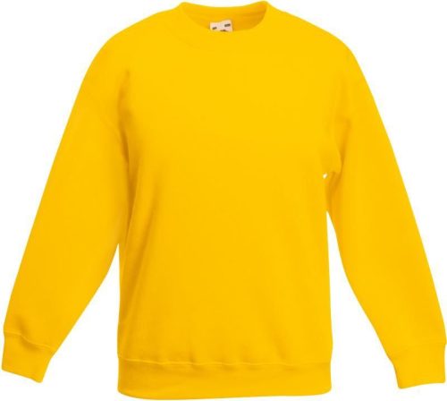 Kinder Sweater Classic Kids Set-In Sweat – Fruit of the Loom in Sunflower