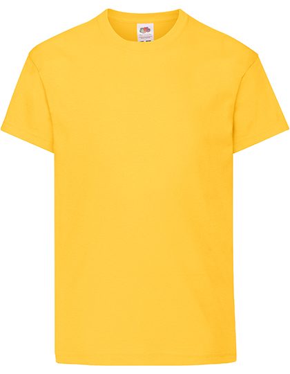 Kids´ Original T – Fruit of the Loom in Sunflower