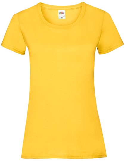 Ladies´ Valueweight T – Fruit of the Loom in Sunflower
