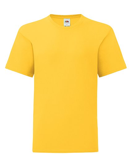 Kids´ Iconic T – Fruit of the Loom in Sunflower