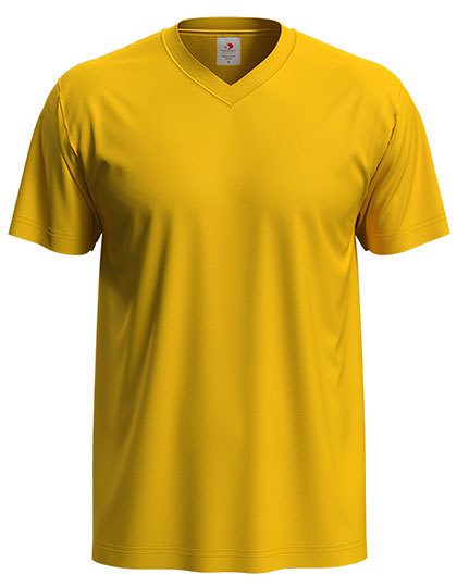 Classic-T V-Neck – Stedman® in Sunflower Yellow
