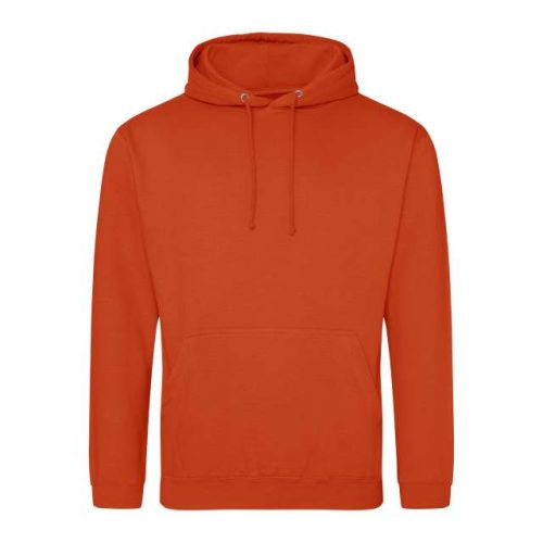College Hoodie – Just Hoods in Sunset Orange