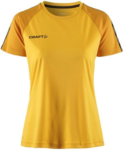 Damen Kontrast Sport Shirt Squad Go Contrast Jersey W – Craft Teamwear in Sweden Yellow/Golden