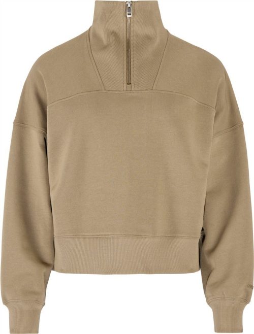 Damen Sweater mit 1/4 Zip Frequent Hz Sweatshirt W – Craft Corporate in Taupe