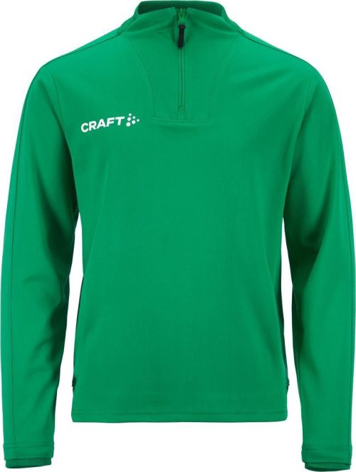 Kinder Trainingsjacke mit 1/4 Zip Evolve 2.0 Half Zip Jr – Craft Teamwear in Team Green