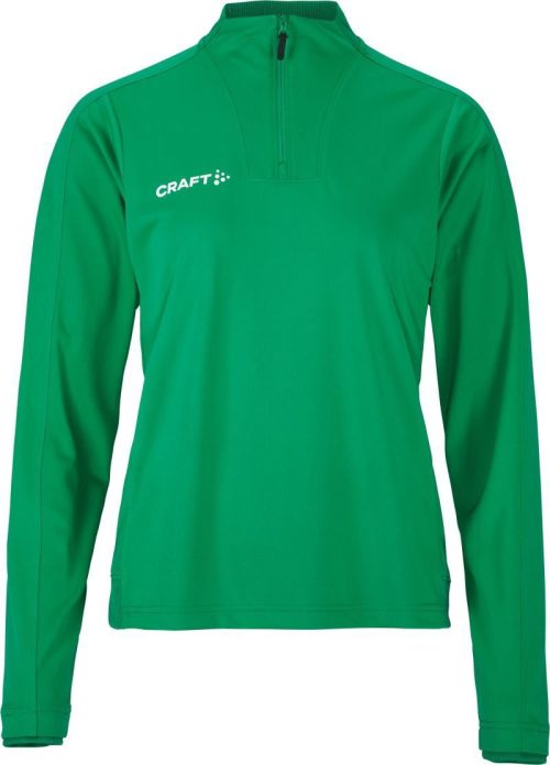 Damen Trainingsjacke mit 1/4 Zip Evolve 2.0 Half Zip W – Craft Teamwear in Team Green