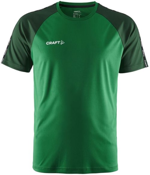 Herren Kontrast Sport Shirt Squad Go Contrast Jersey M – Craft Teamwear in Team Green/Ivy