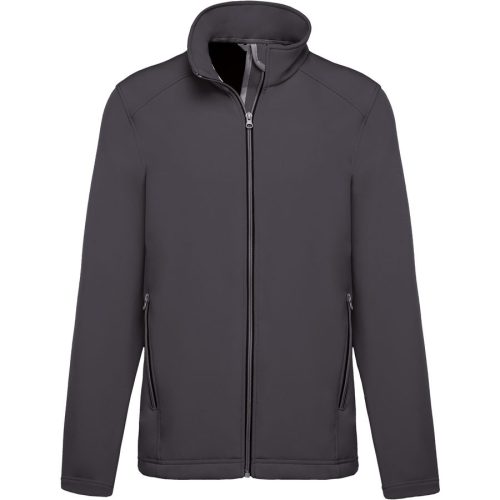 2-lagige Softshell-Jacke für Herren K424 – Kariban in Titanium