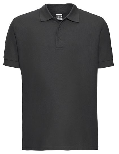 Men´s Ultimate Cotton Polo – Russell Athletic in Titanium (Solid)