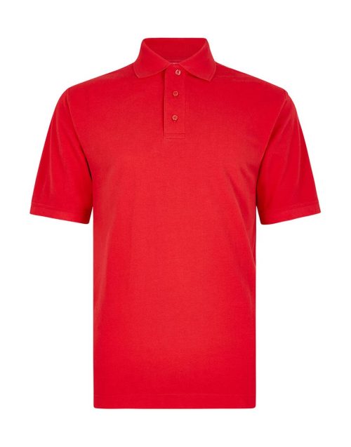 Herren Piqué Polo "Superwash" KK 460 – Kustom Kit in Tomato Red