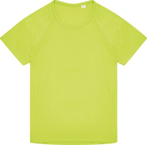 Kinder Sport Shirt "Active" Active T /kids – B&C in Ultra Yellow
