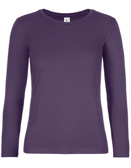 Women´s T-Shirt #E190 Long Sleeve – B&C BE INSPIRED in Urban Purple