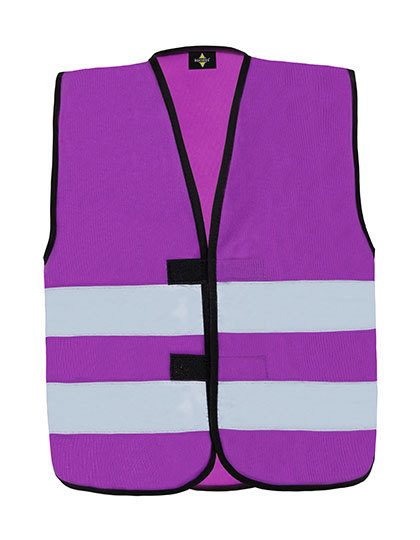 Kids´ Hi-Vis Functional Safety Vest Aarhus – Korntex in Violett