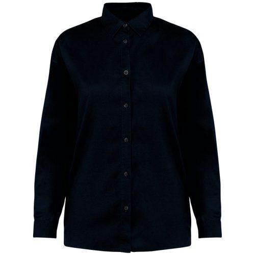 Damenhemd aus Lyocell NS515 – Spasso in Washed Dark Navy